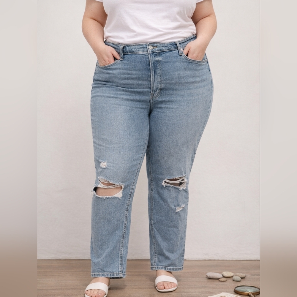 Wild Fable Distressed Light Wash Jeans – Size 20RTrendy and comfortable light